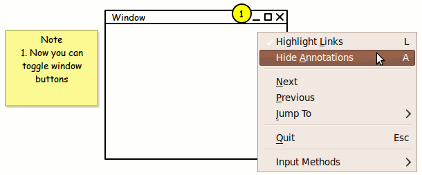 Hide annotations