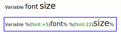 Font Size Syntax