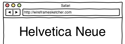 Helvetica Neue on Mac OS X