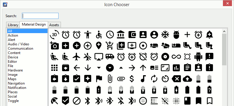 Icon Categories