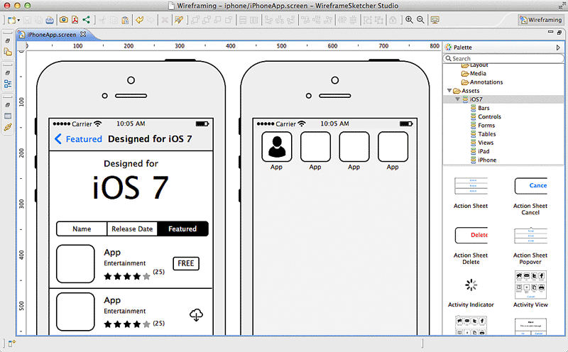 wireframesketcher export html