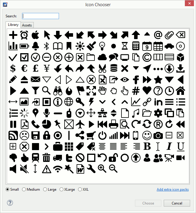 Icon categories, export image scaling, and more - WireframeSketcher