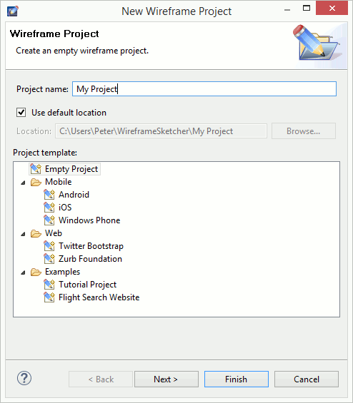 Icon categories, export image scaling, and more - WireframeSketcher