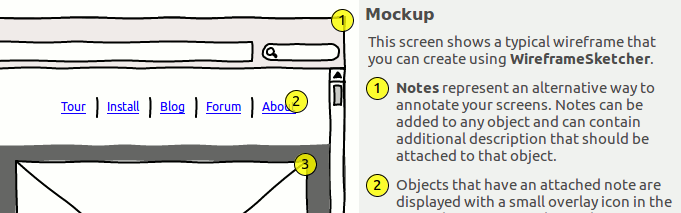 wireframesketcher table