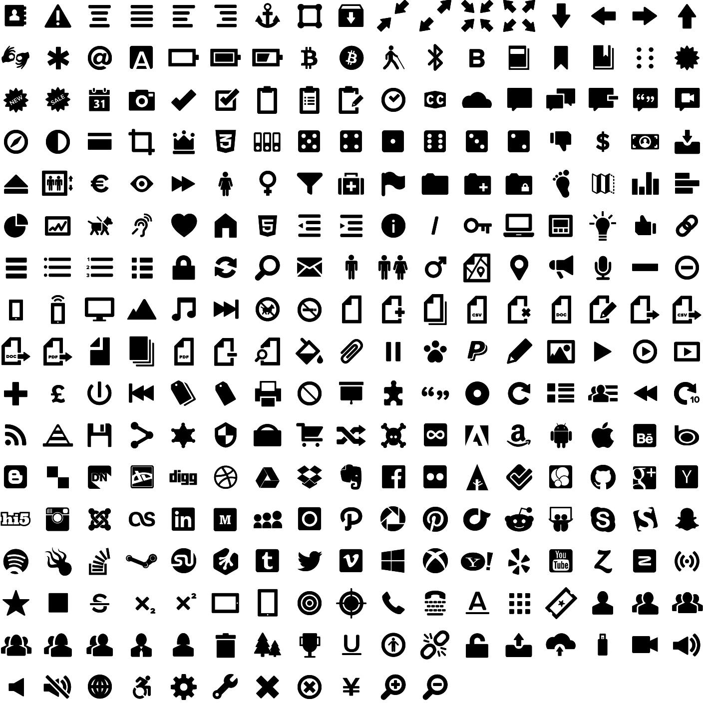 Foundation Icons WireframeSketcher