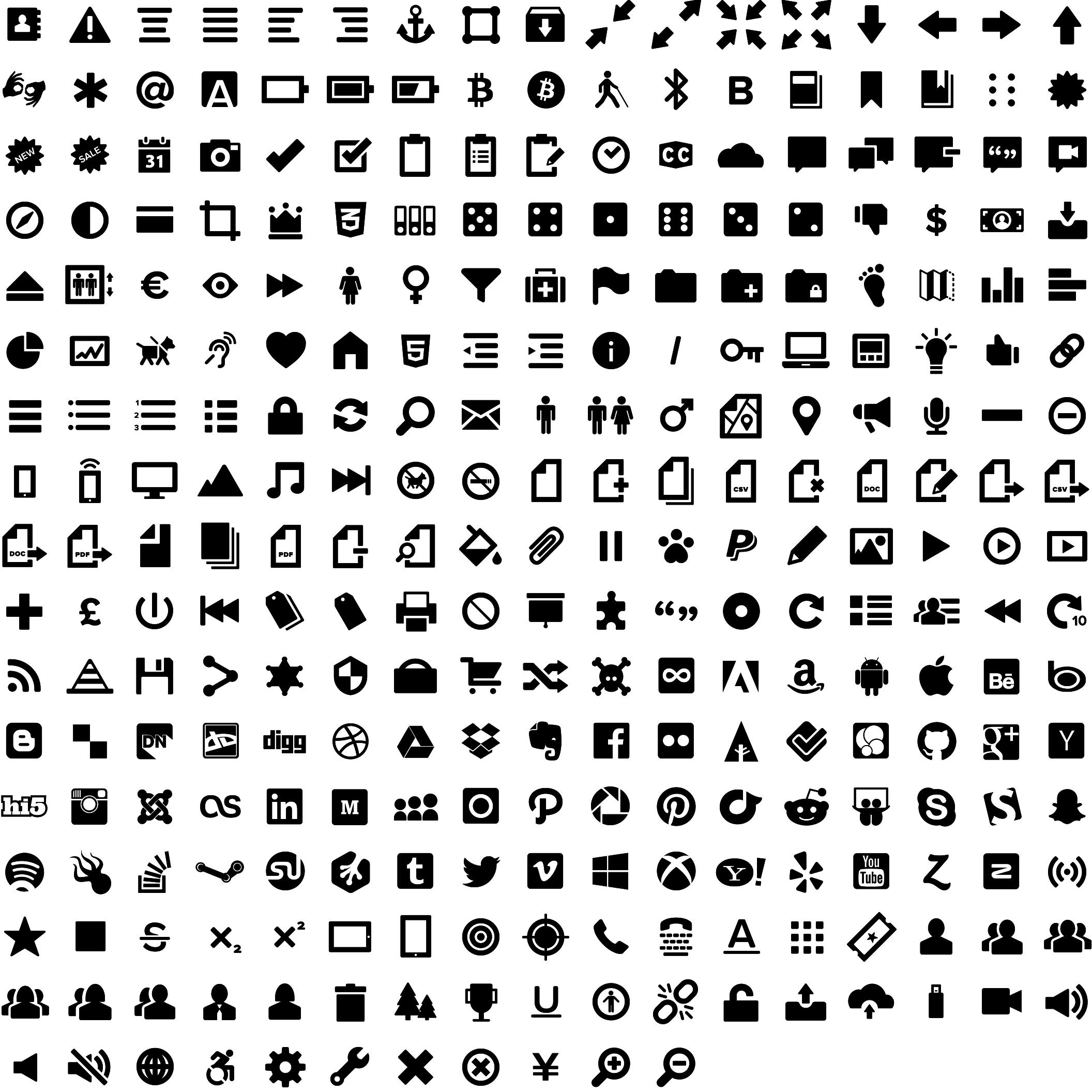 Foundation Icons WireframeSketcher