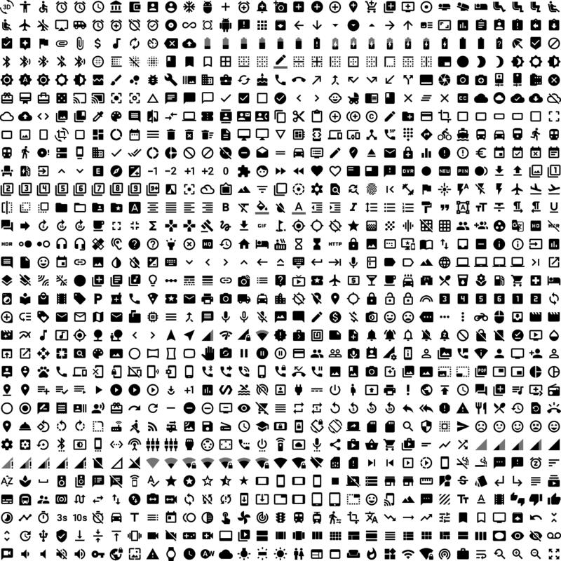 Material Design Icons - WireframeSketcher