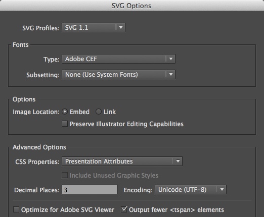 adobe illustrator svg save together